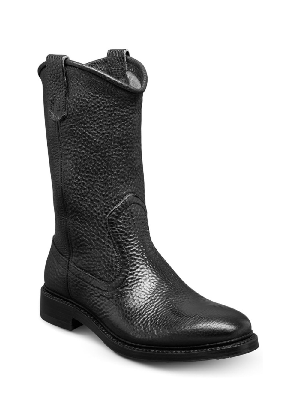 New Allen Edmonds Dallas Leather Roper Boots Black Sz 10
